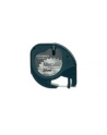Dymo LT-Band black / silver 12mmx4m - nr 4