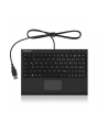 raidsonic IcyBox KeySonic mini klawiatura, smart touchpad, USB, Czarna - nr 35
