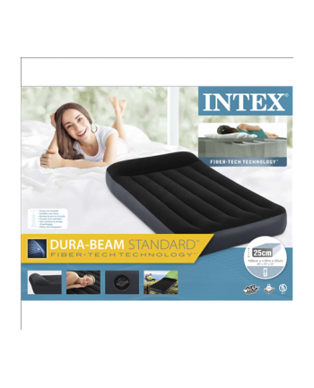 Jednoosobowe łóżko dmuchane z poduszką 64141 INTEX