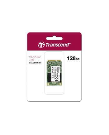 Transcend 128GB, mSATA SSD 230S, SATA3, 3D TLC, R/W 550/400 MB/s