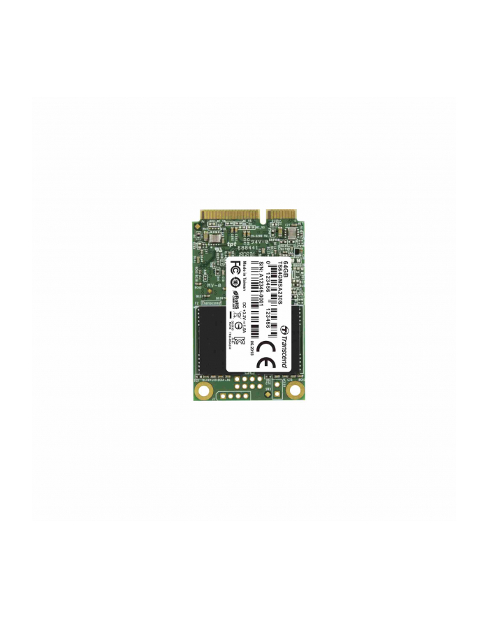 Transcend 64GB, mSATA SSD 230S, SATA3, 3D TLC, R/W 550/400 MB/s główny