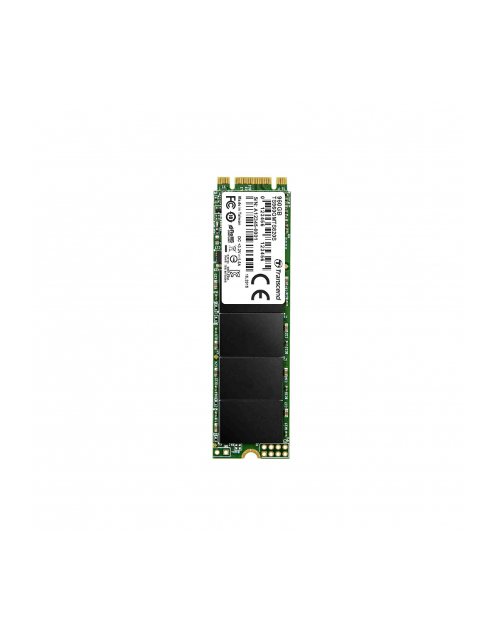 Transcend SSD 960GB, M.2 2280 SSD 820S, SATA3 B+M Key, TLC, R/W 550/500 MB/s główny