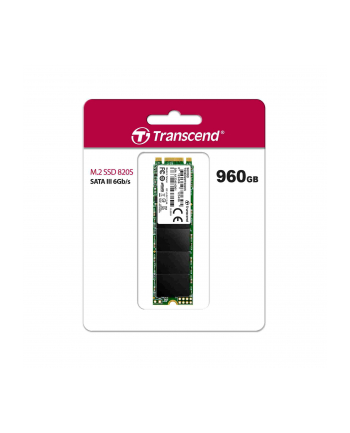 Transcend SSD 960GB, M.2 2280 SSD 820S, SATA3 B+M Key, TLC, R/W 550/500 MB/s