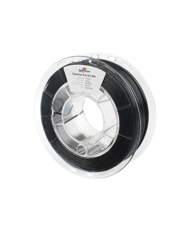 spectrum group Filament SPECTRUM / S-FLEX 90A / DEEP BLACK / 1,75 mm / 0,25 kg główny