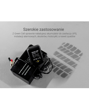 Ladowarka, Prostownik Green Cell do akumulatorow 2V / 6V / 12V (0.6A)