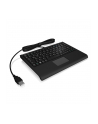 raidsonic IcyBox KeySonic mini klawiatura, smart touchpad, USB, Czarna - nr 33