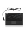 raidsonic IcyBox KeySonic mini klawiatura, smart touchpad, USB, Czarna - nr 35