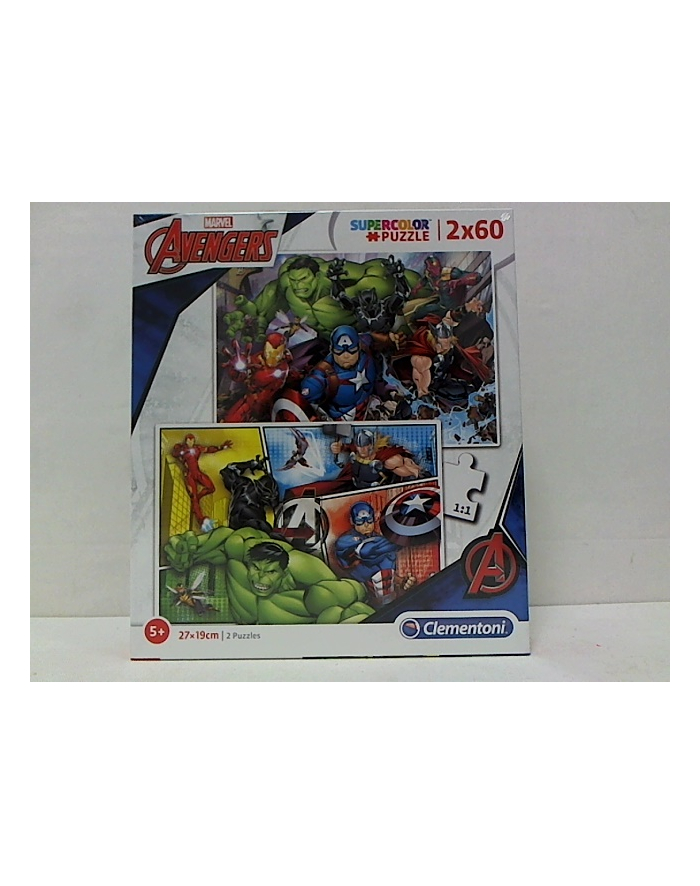 clementoni CLE puzzle 2x60 Avengers 2019 21605 główny