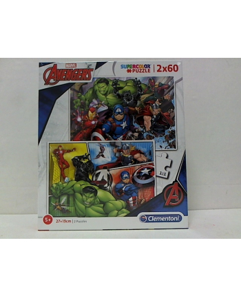 clementoni CLE puzzle 2x60 Avengers 2019 21605