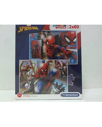 clementoni CLE puzzle 2x60 Spiderman 21608