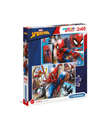 clementoni CLE puzzle 2x60 Spiderman 21608