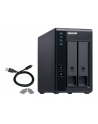 QNAP 2-bay 3.5'' SATA HDD USB 3.0 type-C hardware RAID external enclosure - nr 34