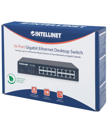 intellinet network solutions Intellinet Switch Gigabit 24x RJ45 + 2x SFP, VLAN, QoS, SNMP, Rack 19''