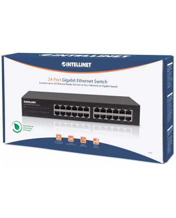 intellinet network solutions Intellinet Switch Gigabit 24x RJ45 auto uplink, desktop/rack 19''