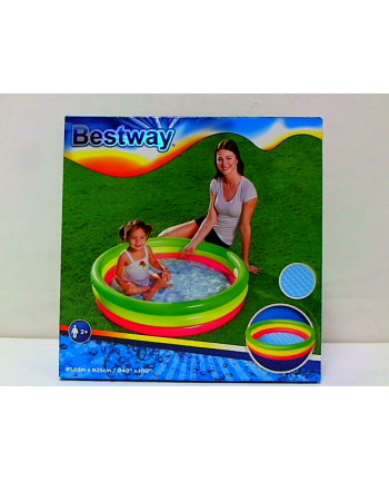 bestway Basen dmuchany z miękką podłogą 102X25cm B51104