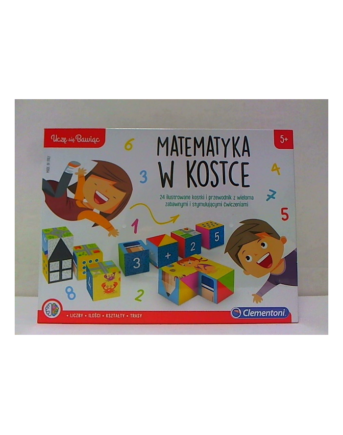 clementoni CLE Uczę się bawiąc - Matematyka w kostce 50607 główny