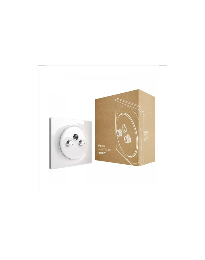 fibaro Podwójne gniazdo Walli N TV-SAT Outlet główny
