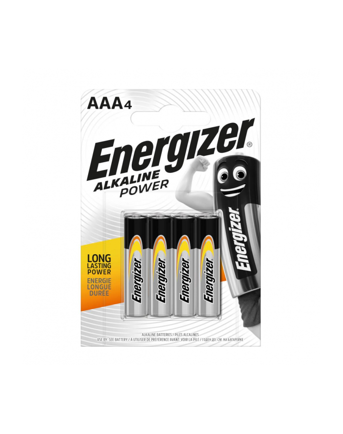 pbs connect Bateria ENERGIZER Alkaline Power, AAA, LR03, 1,5V, 4szt. główny